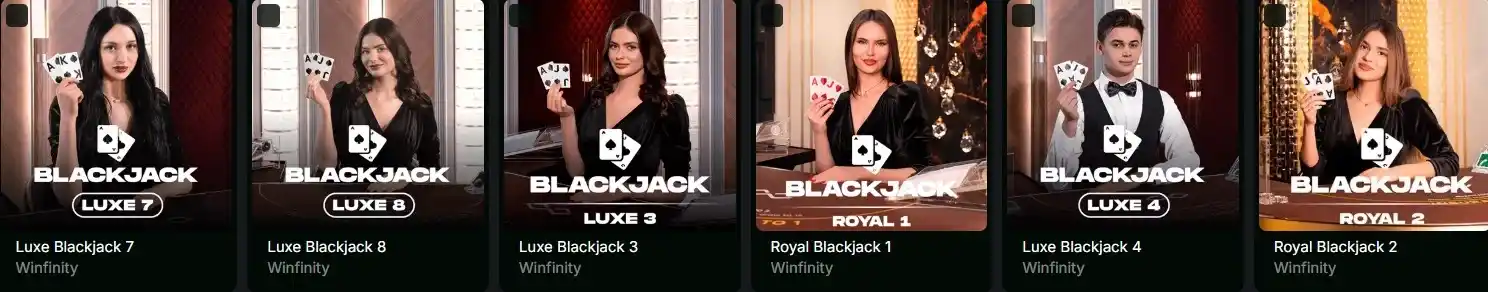 Golden Crown Casino live blackjack dealer games